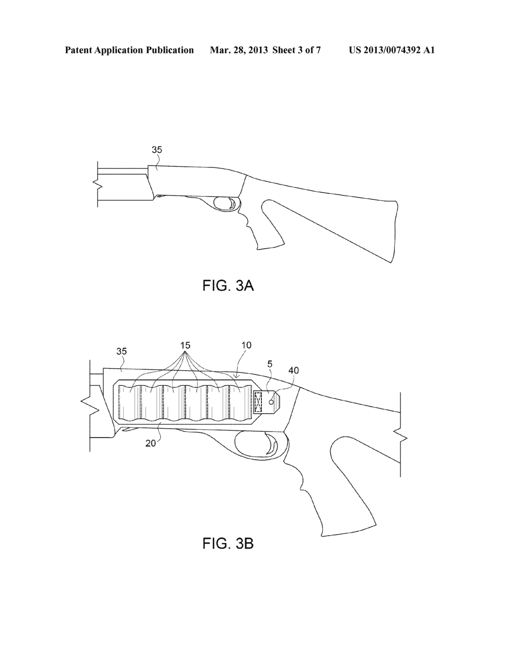 DETACHABLE RIFLE-MOUNTED AMMUNITION CARRIER AND METHODS OF USE - diagram, schematic, and image 04
