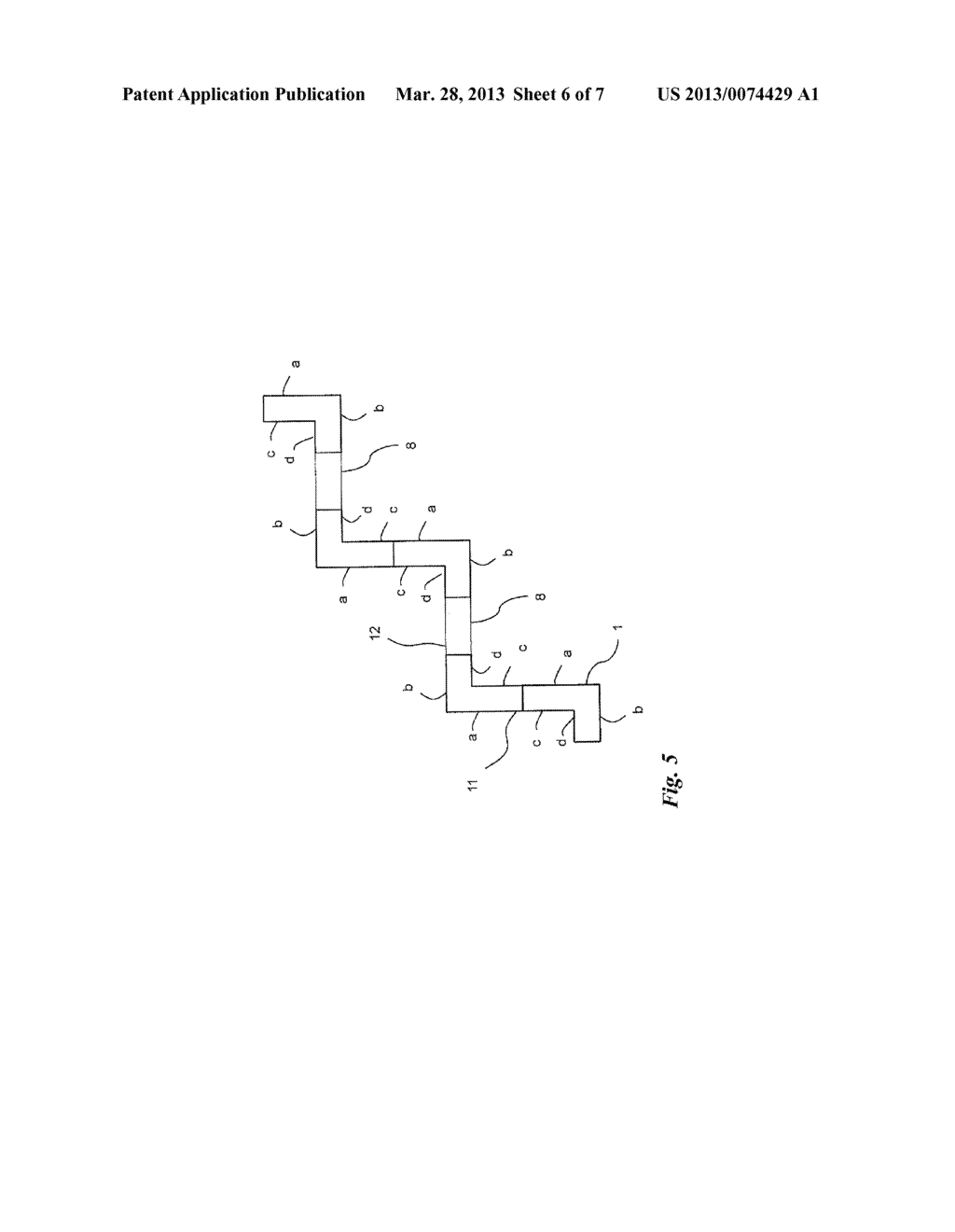 L-PROFILE SHAPED ELEMENT, THE USE OF SAME AND A METHOD FOR INSTALLING SAME - diagram, schematic, and image 07