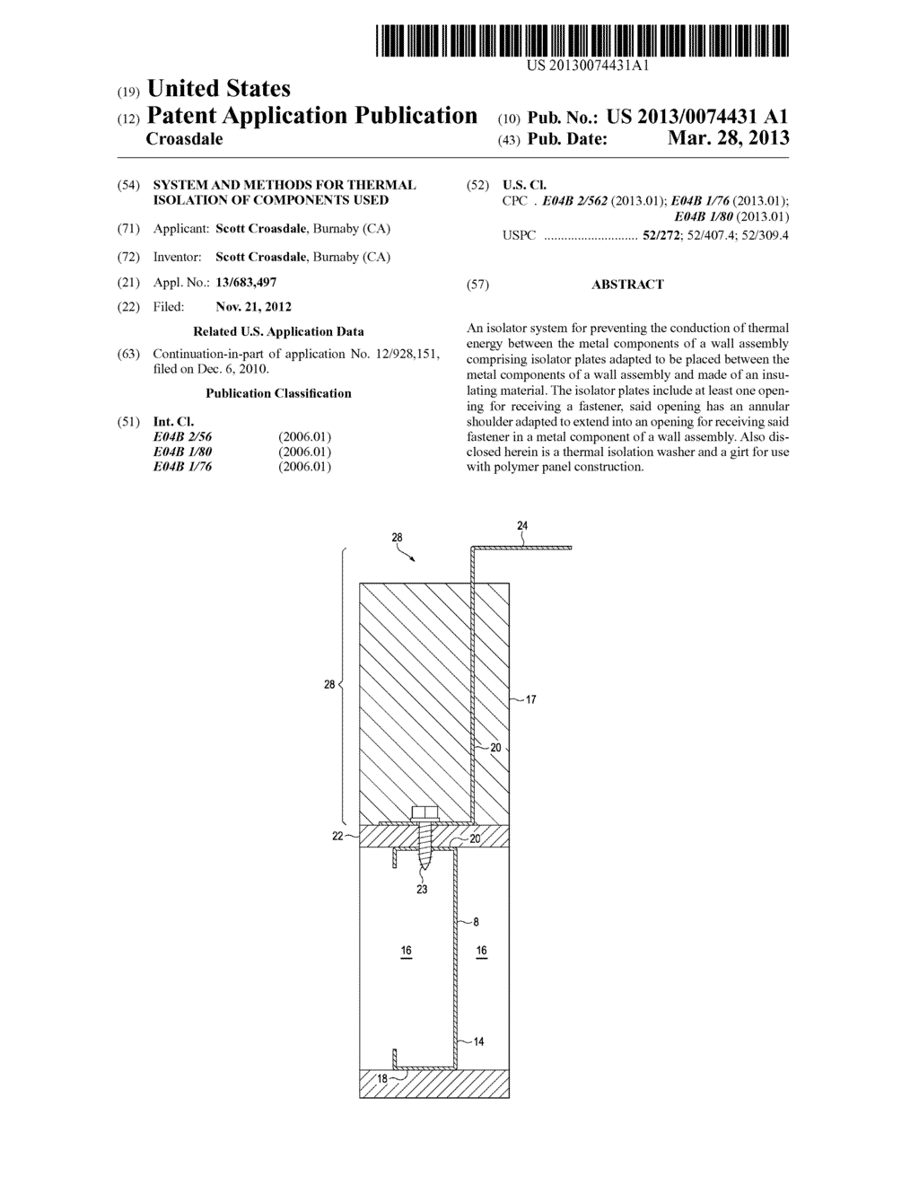 SYSTEM AND METHODS FOR THERMAL ISOLATION OF COMPONENTS USED - diagram, schematic, and image 01