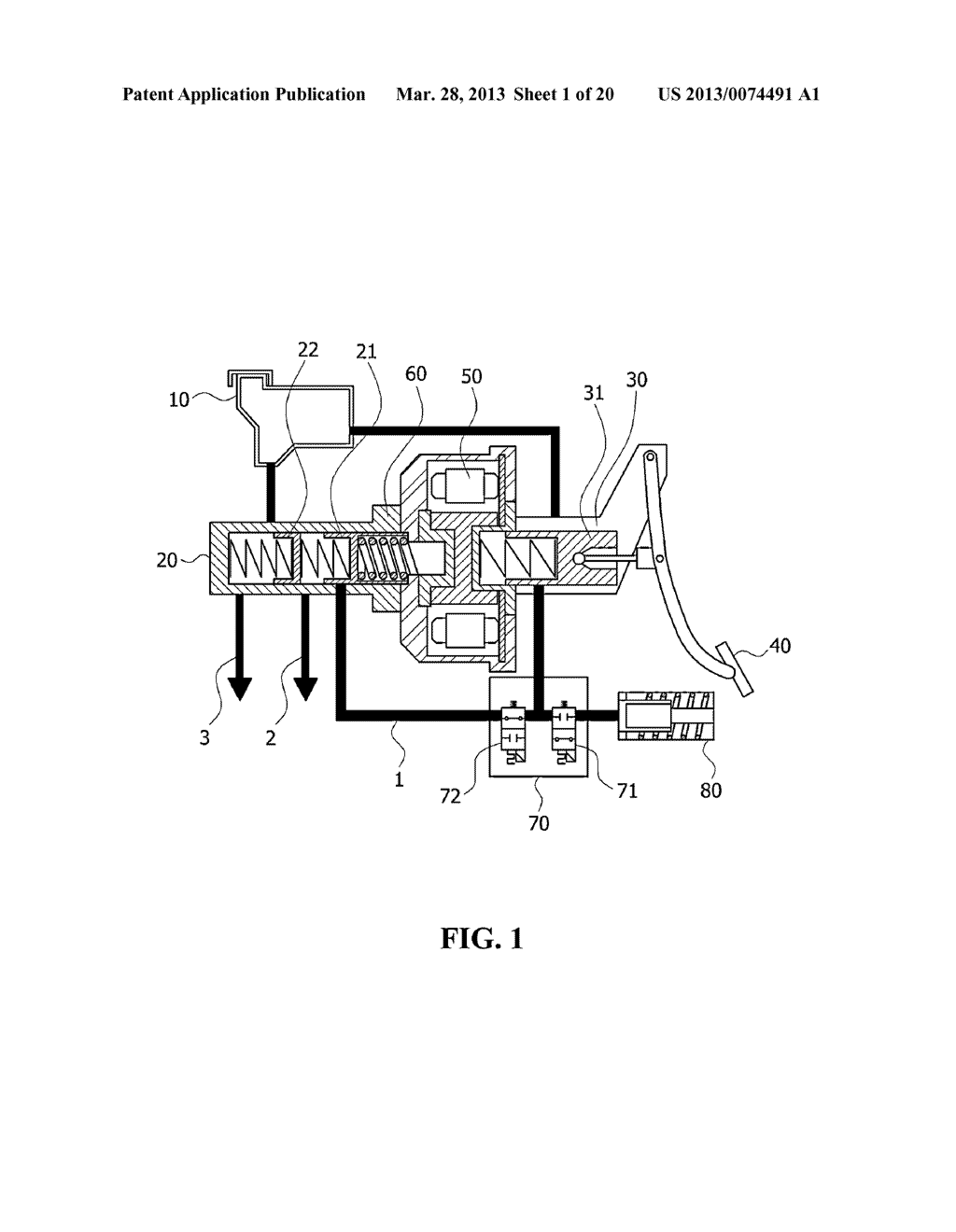 Sub Master Cylinder and Brake Apparatus Having The Same - diagram, schematic, and image 02