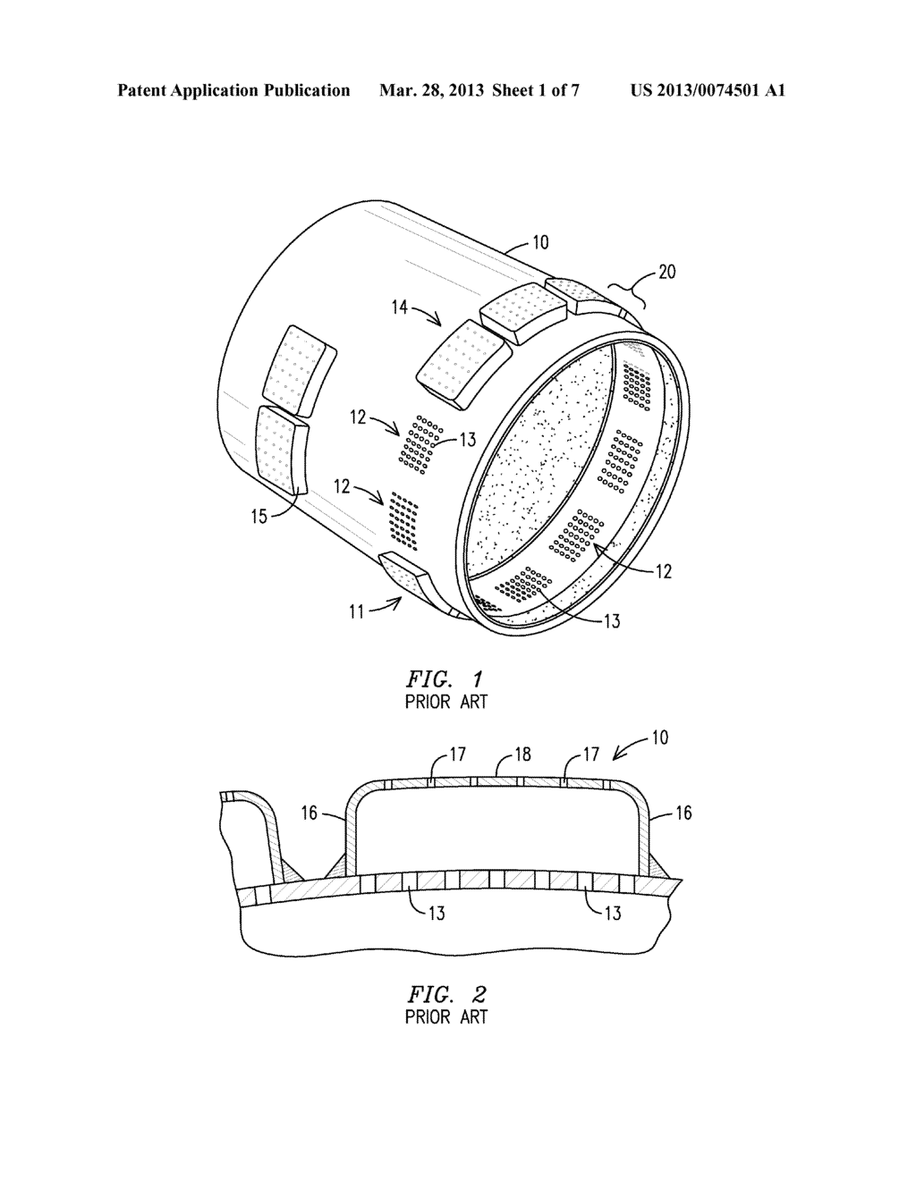 COMBUSTOR RESONATOR SECTION WITH AN INTERNAL THERMAL BARRIER COATING AND     METHOD OF FABRICATING THE SAME - diagram, schematic, and image 02