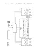 REDUCTION OF THE STRIP TENSION OF ROLLING STOCK BETWEEN TWO ROLLING UNITS     TO A MINIMUM diagram and image