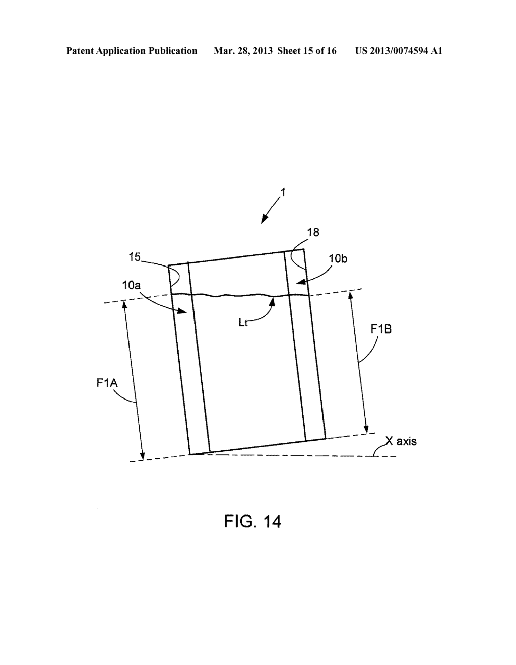 FLUID TILT SENSOR WITHIN INK TANK SUPPLY ITEM FOR MICRO-FLUID APPLICATIONS - diagram, schematic, and image 16