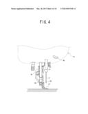 SEWING MACHINE AND AN EMBROIDERY FRAME diagram and image