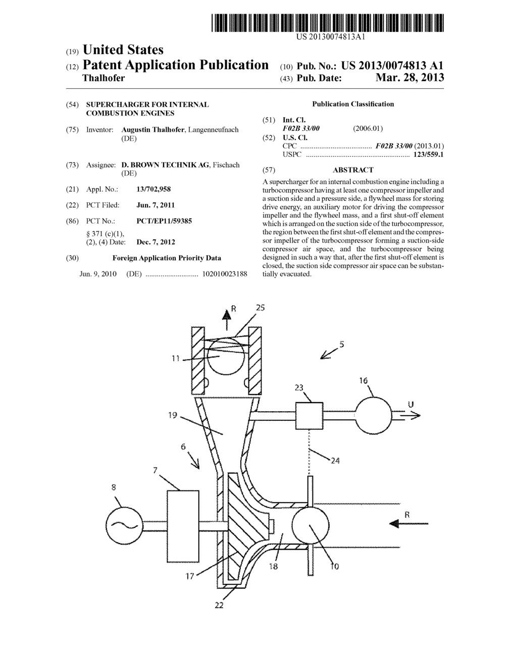 SUPERCHARGER FOR INTERNAL COMBUSTION ENGINES - diagram, schematic, and image 01