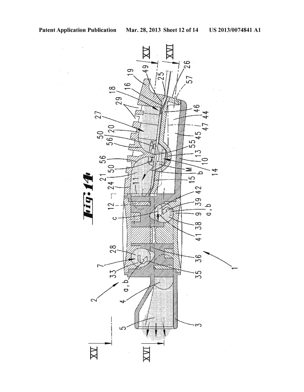 DISPENSER FOR POWDERED COMPOSITIONS CONTAINED IN A SEPARATE PACK - diagram, schematic, and image 13