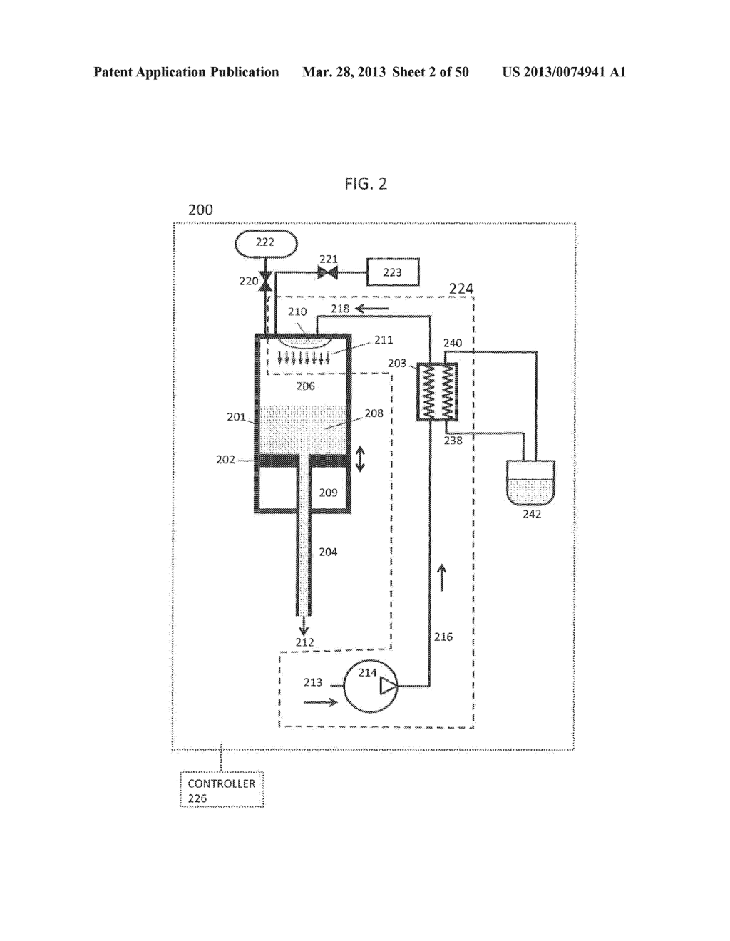 SYSTEMS AND METHODS FOR FOAM-BASED HEAT EXCHANGE DURING ENERGY STORAGE AND     RECOVERY USING COMPRESSED GAS - diagram, schematic, and image 03