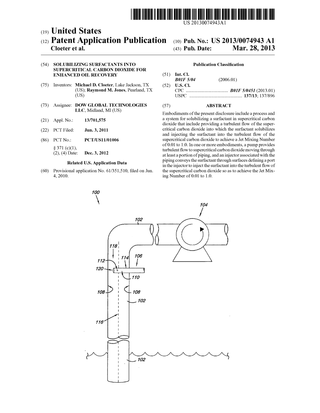 SOLUBILIZING SURFACTANTS INTO SUPERCRITICAL CARBON DIOXIDE FOR ENHANCED     OIL RECOVERY - diagram, schematic, and image 01