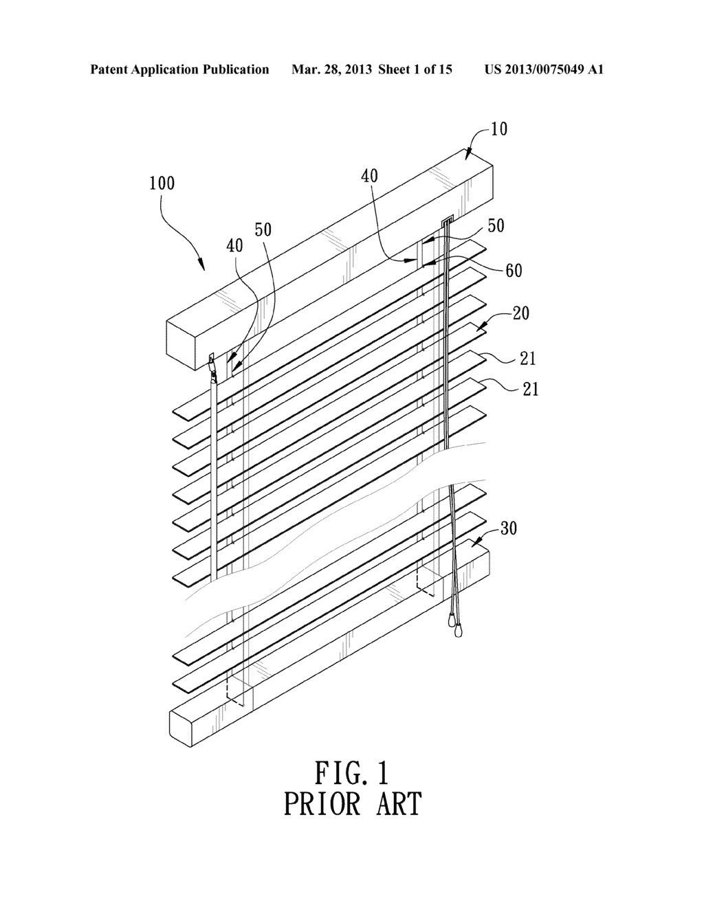 VENETIAN BLIND SLATS HAVING A FUNCTION OF THEIR LEFT AND RIGHT ENDS     AUTOMATICALLY ALIGNED - diagram, schematic, and image 02