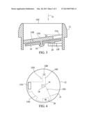 CAP SYSTEM WITH AUTOMATIC FLOW HOLE OPENING/CLOSIING diagram and image