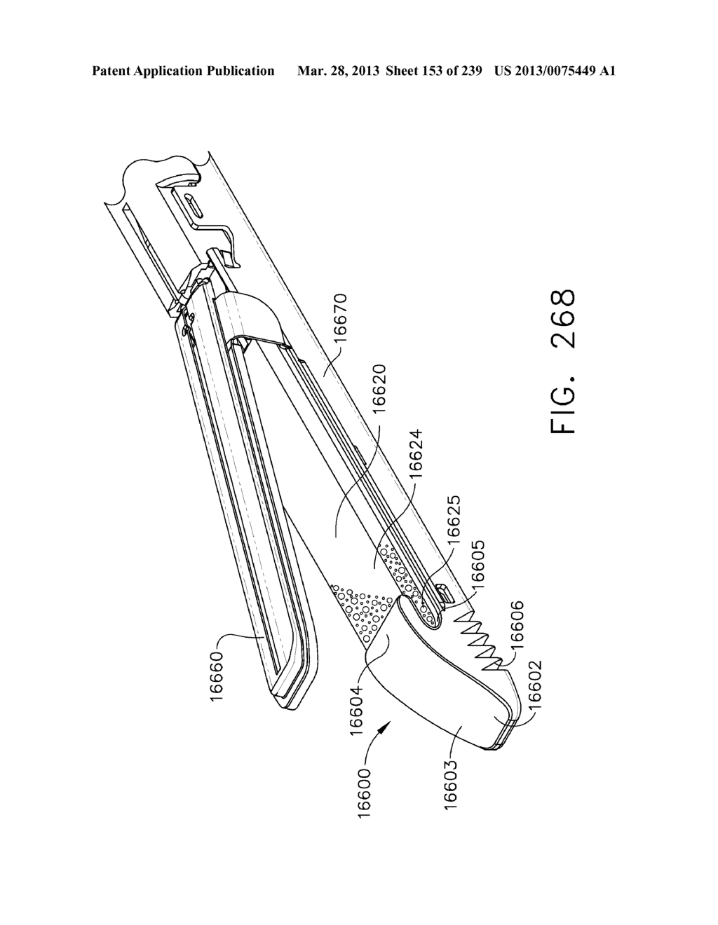 SURGICAL STAPLER WITH STATIONARY STAPLE DRIVERS - diagram, schematic, and image 154