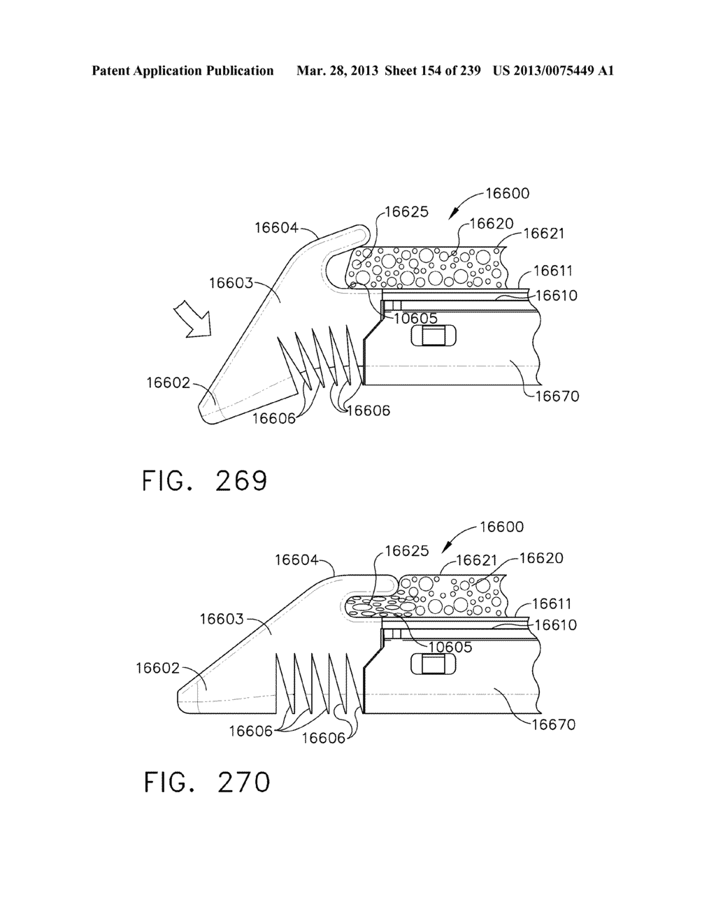 SURGICAL STAPLER WITH STATIONARY STAPLE DRIVERS - diagram, schematic, and image 155