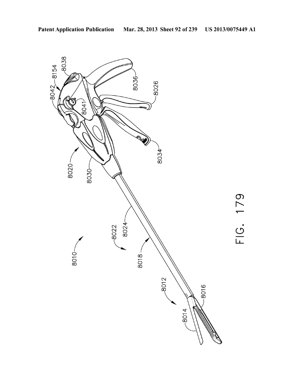 SURGICAL STAPLER WITH STATIONARY STAPLE DRIVERS - diagram, schematic, and image 93