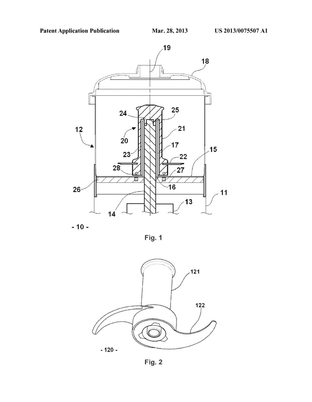 FOOD PROCESSOR WITH A MAGNETIZED TOOL - diagram, schematic, and image 02