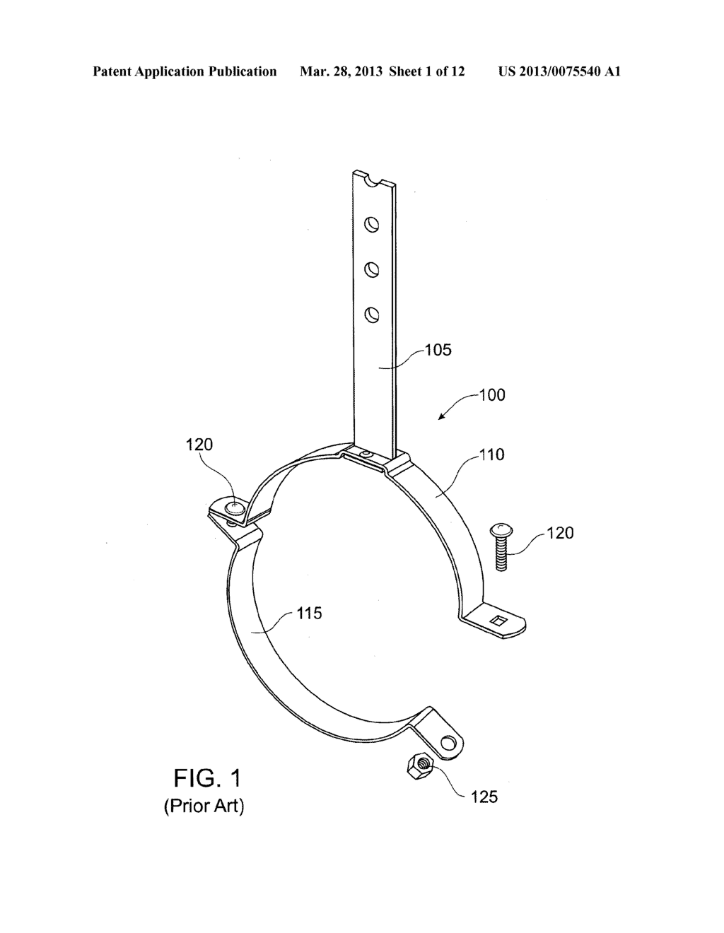 MULTIPLE POSITION PIPE HANGER CLAMP - diagram, schematic, and image 02