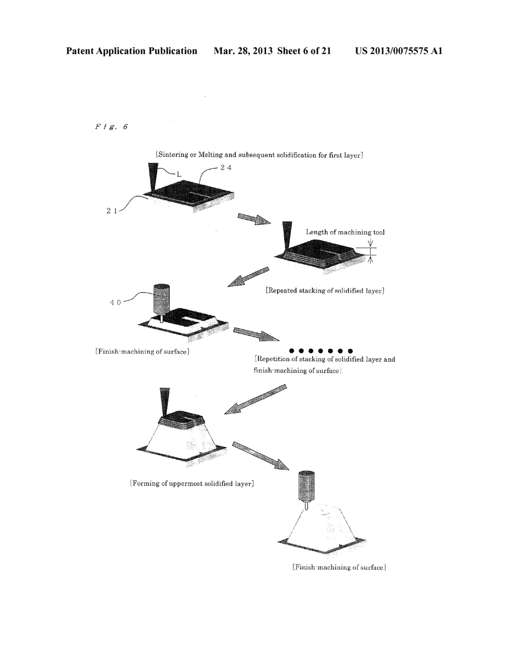 METHOD FOR MANUFACTURING THREE-DIMENSIONALLY SHAPED OBJECT AND     THREE-DIMENSIONALLY SHAPED OBJECT - diagram, schematic, and image 07