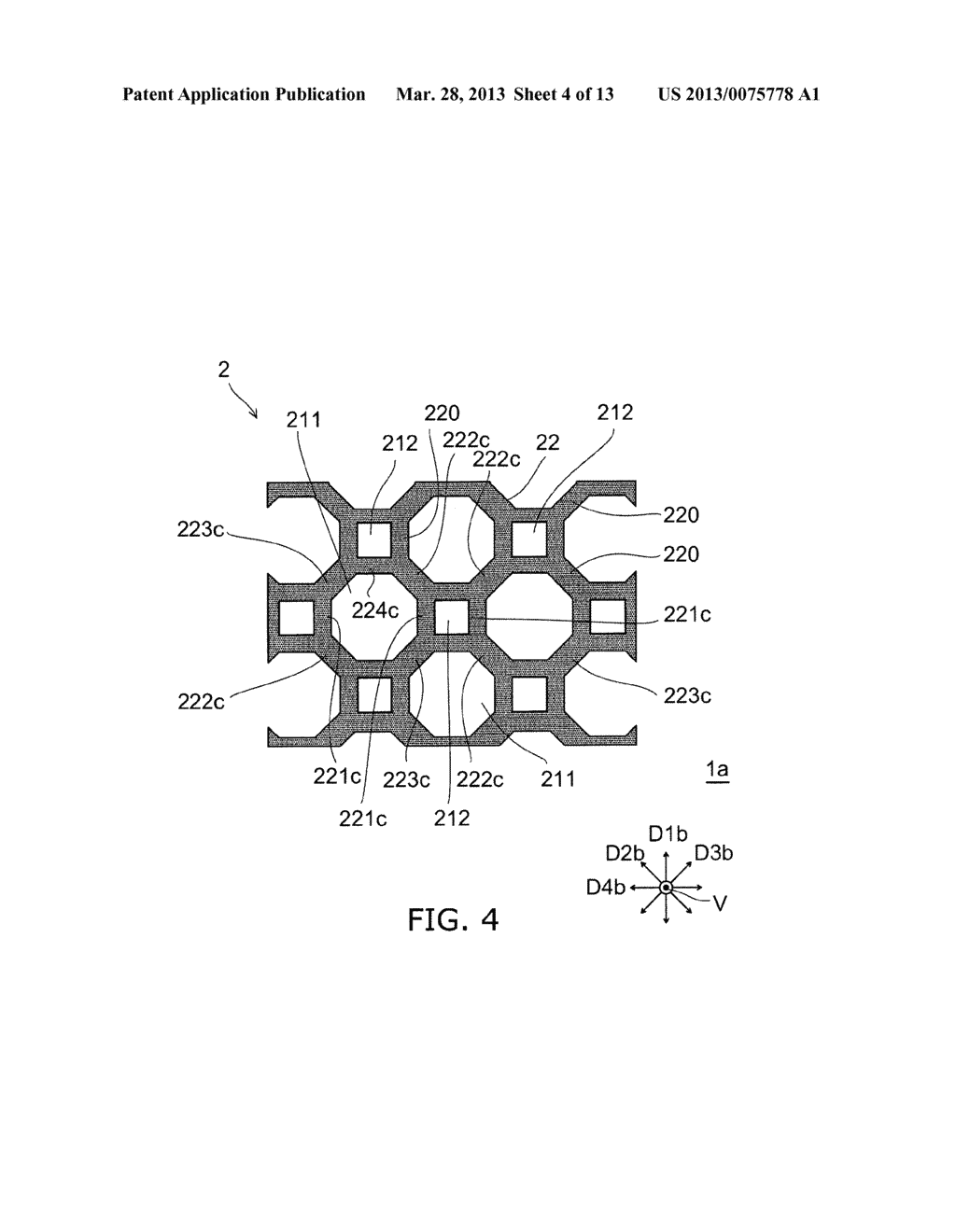 LIGHT-TRANSMITTING METAL ELECTRODE, ELECTRONIC APPARATUS AND LIGHT     EMITTING DEVICE - diagram, schematic, and image 05