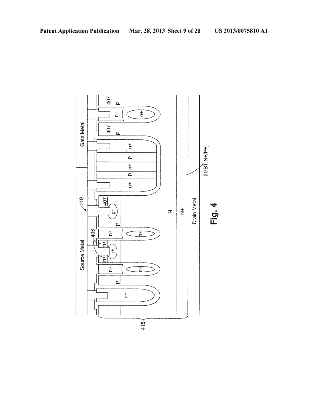 SEMICONDUCTOR POWER DEVICES INTEGRATED WITH A TRENCHED CLAMP DIODE - diagram, schematic, and image 10