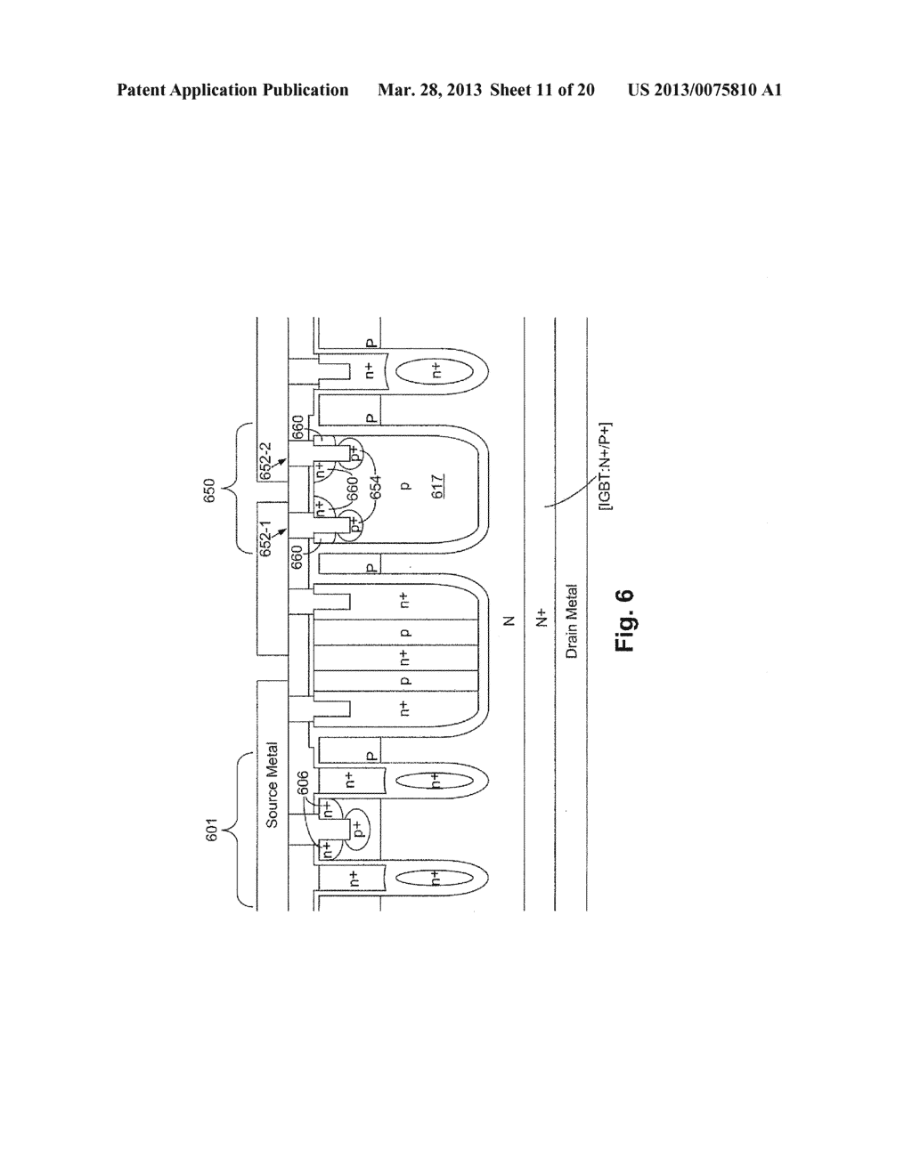 SEMICONDUCTOR POWER DEVICES INTEGRATED WITH A TRENCHED CLAMP DIODE - diagram, schematic, and image 12