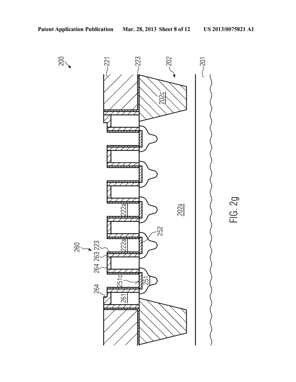 Semiconductor Device Comprising Replacement Gate Electrode Structures and     Self-Aligned Contact Elements Formed by a Late Contact Fill - diagram, schematic, and image 09