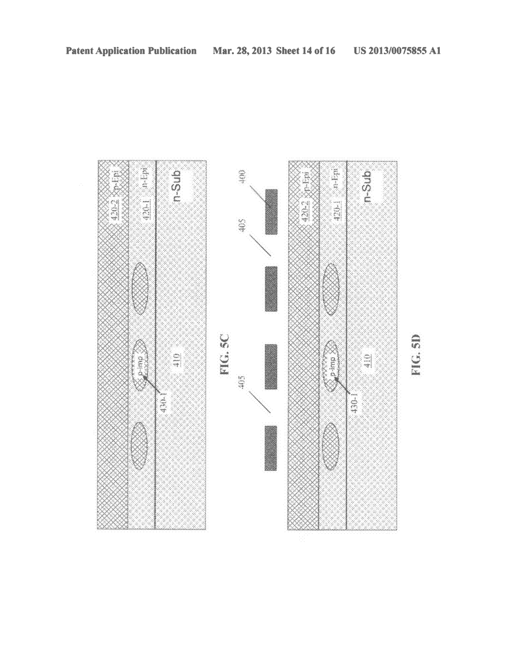 Manufacturing methods for accurately aligned and self-balanced     superjunction devices - diagram, schematic, and image 15