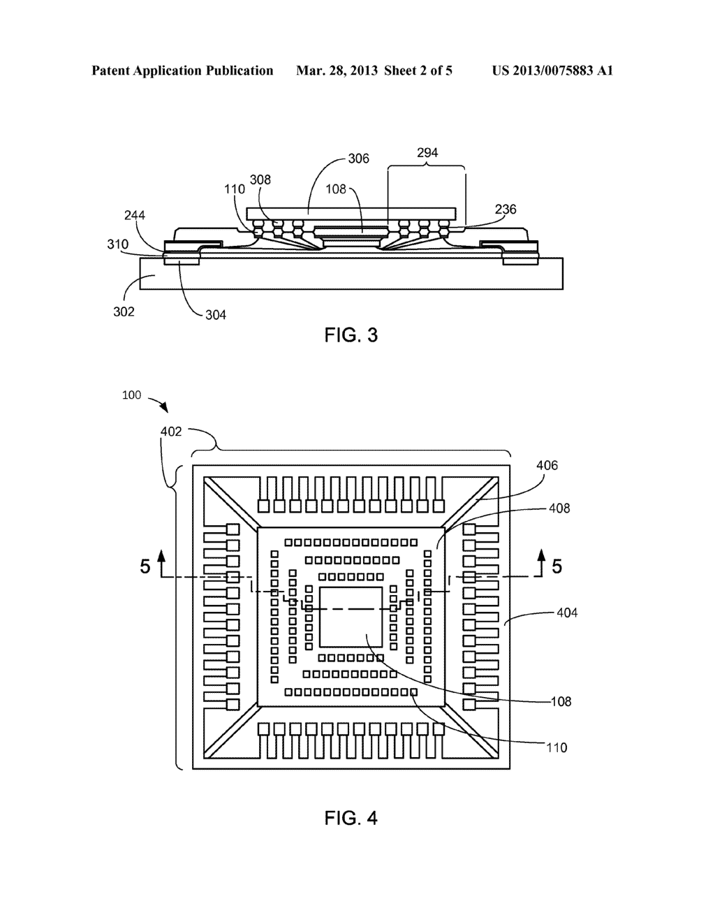 INTEGRATED CIRCUIT PACKAGING SYSTEM WITH DUAL CONNECTION AND METHOD OF     MANUFACTURE THEREOF - diagram, schematic, and image 03
