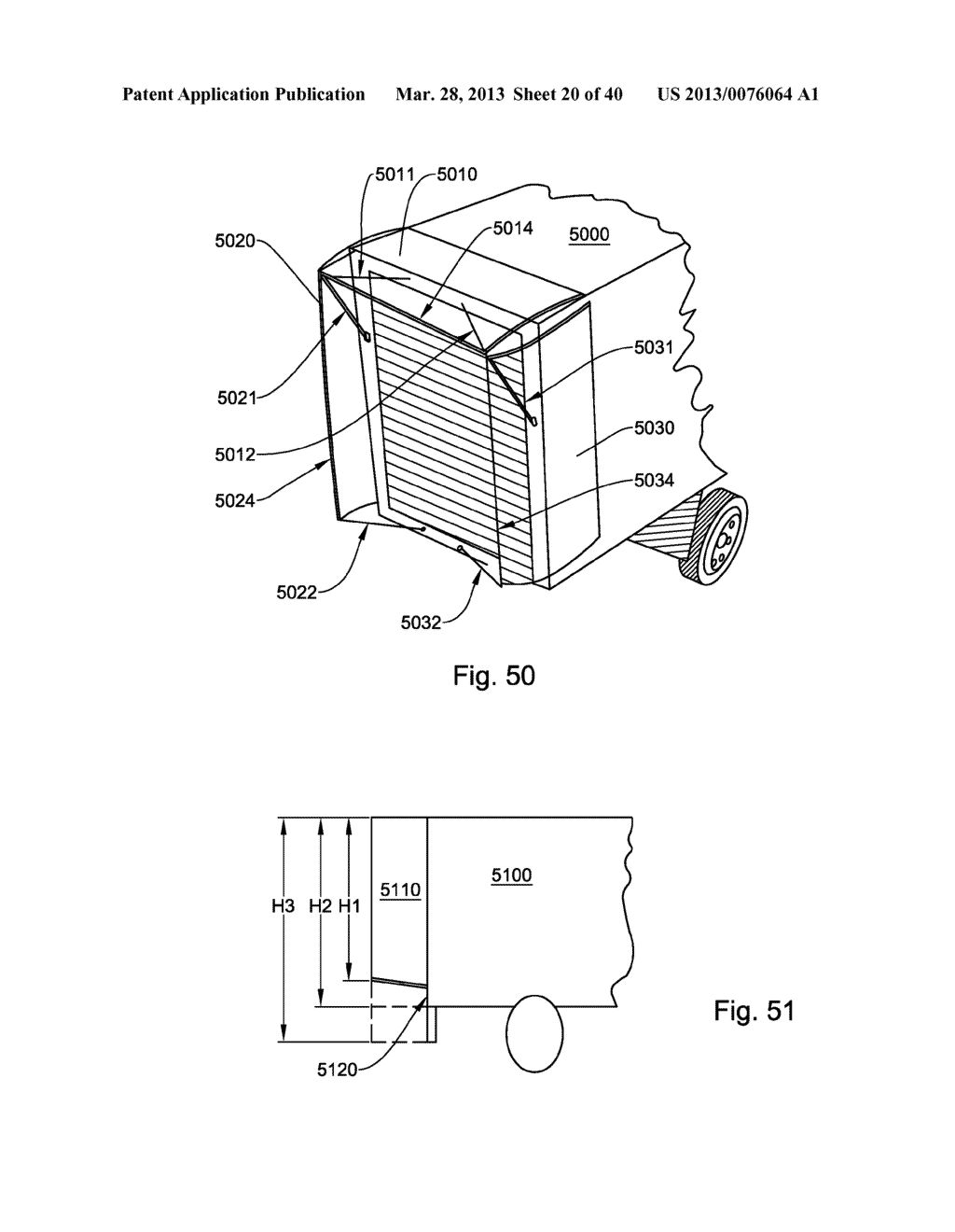 REAR-MOUNTED RETRACTABLE AERODYNAMIC STRUCTURE FOR CARGO BODIES - diagram, schematic, and image 21