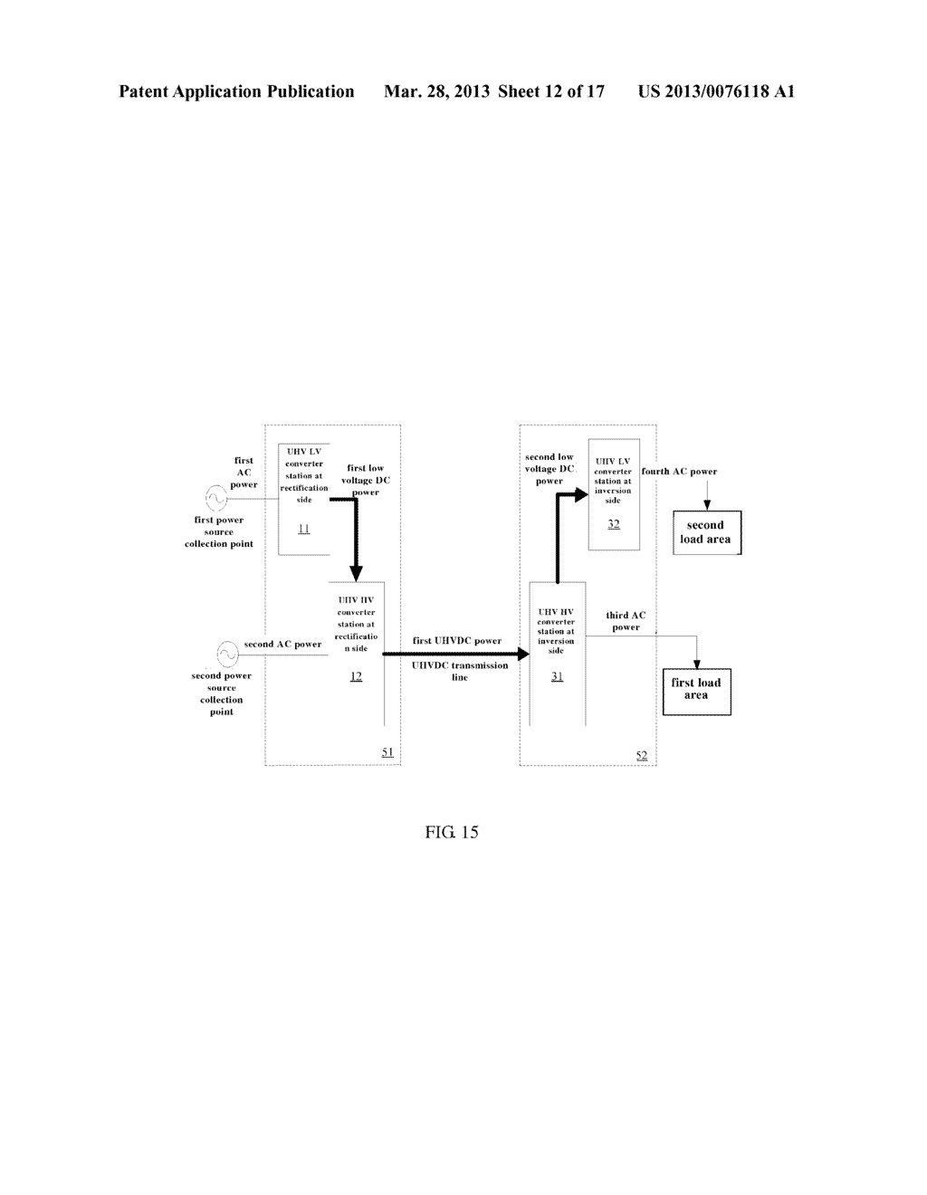 WIRE CONNECTING METHOD AND CONVERTER STATION FOR ULTRA-HIGH VOLTAGE DIRECT     CURRENT POWER TRANSMISSION, AND ULTRA-HIGH VOLTAGE DIRECT CURRENT POWER     TRANSMISSION SYSTEM - diagram, schematic, and image 13