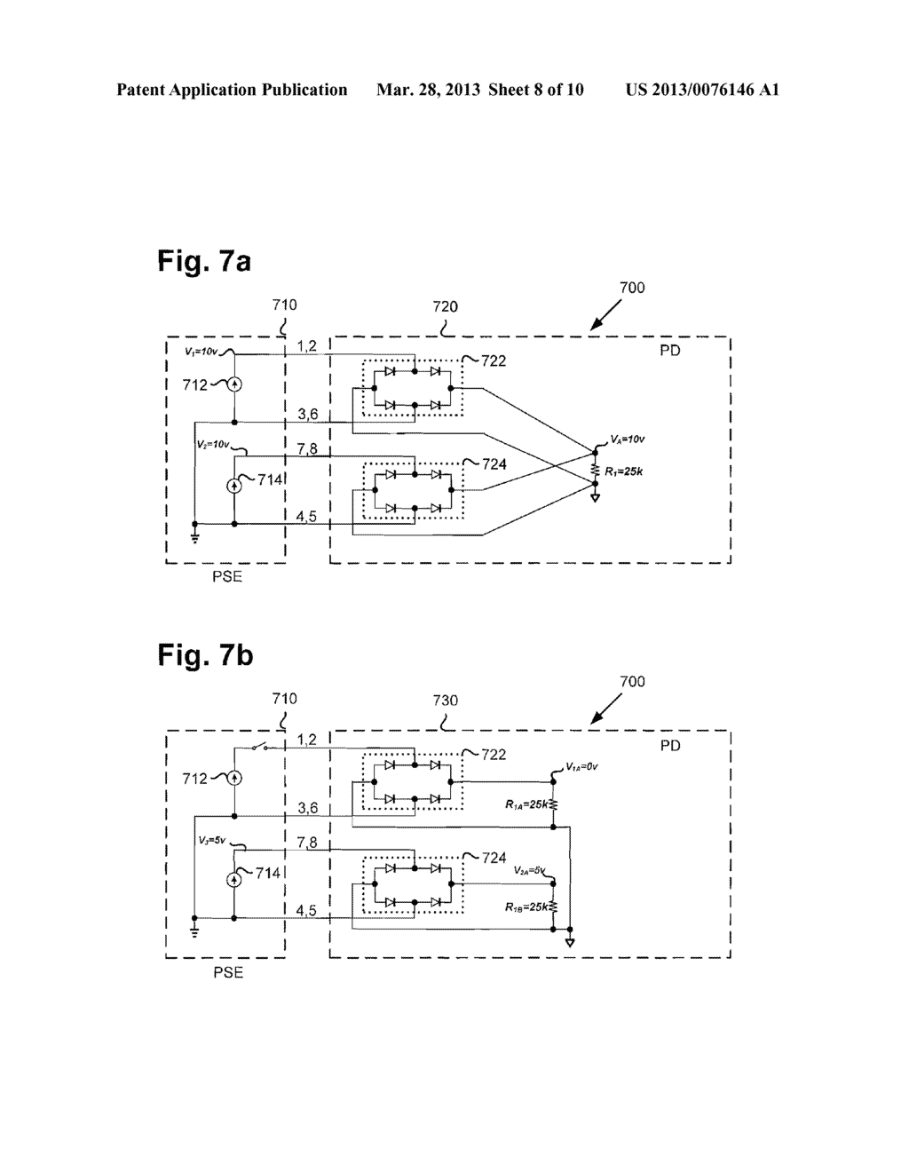 Systems and Methods for Detecting Powered or Powering Device Configuration     Via Ethernet Connection - diagram, schematic, and image 09