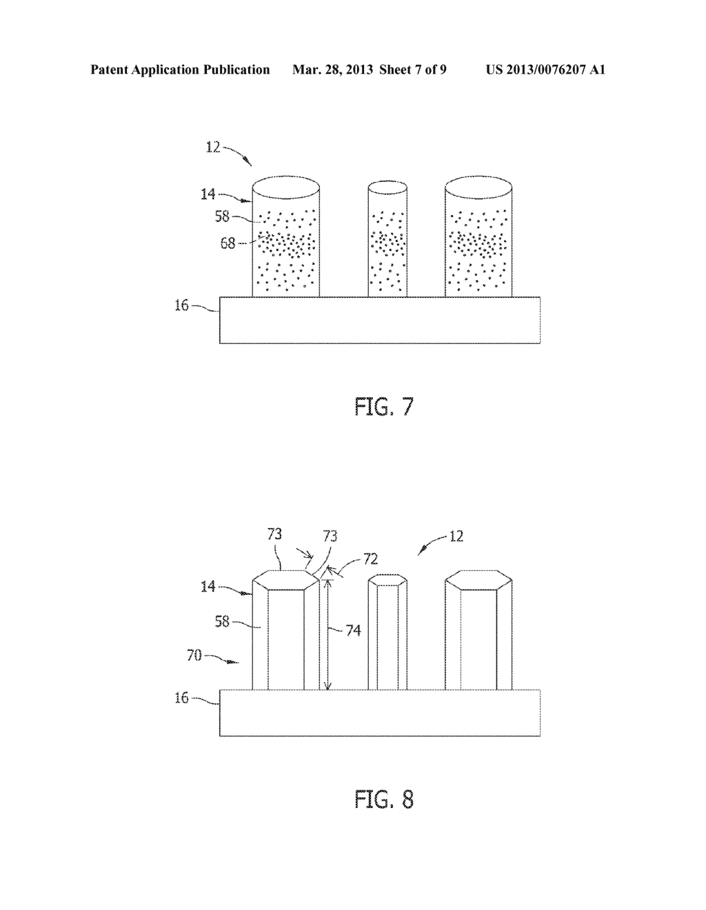 TRANSDUCER STRUCTURE FOR A TRANSDUCER PROBE AND METHODS OF FABRICATING     SAME - diagram, schematic, and image 08