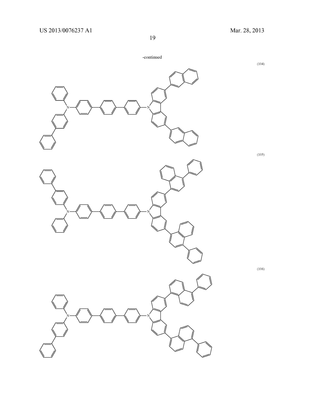 Aromatic Amine Compound, and Light-Emitting Element, Light-Emitting     Device, and Electronic Device Using the Aromatic Amine Compound - diagram, schematic, and image 43