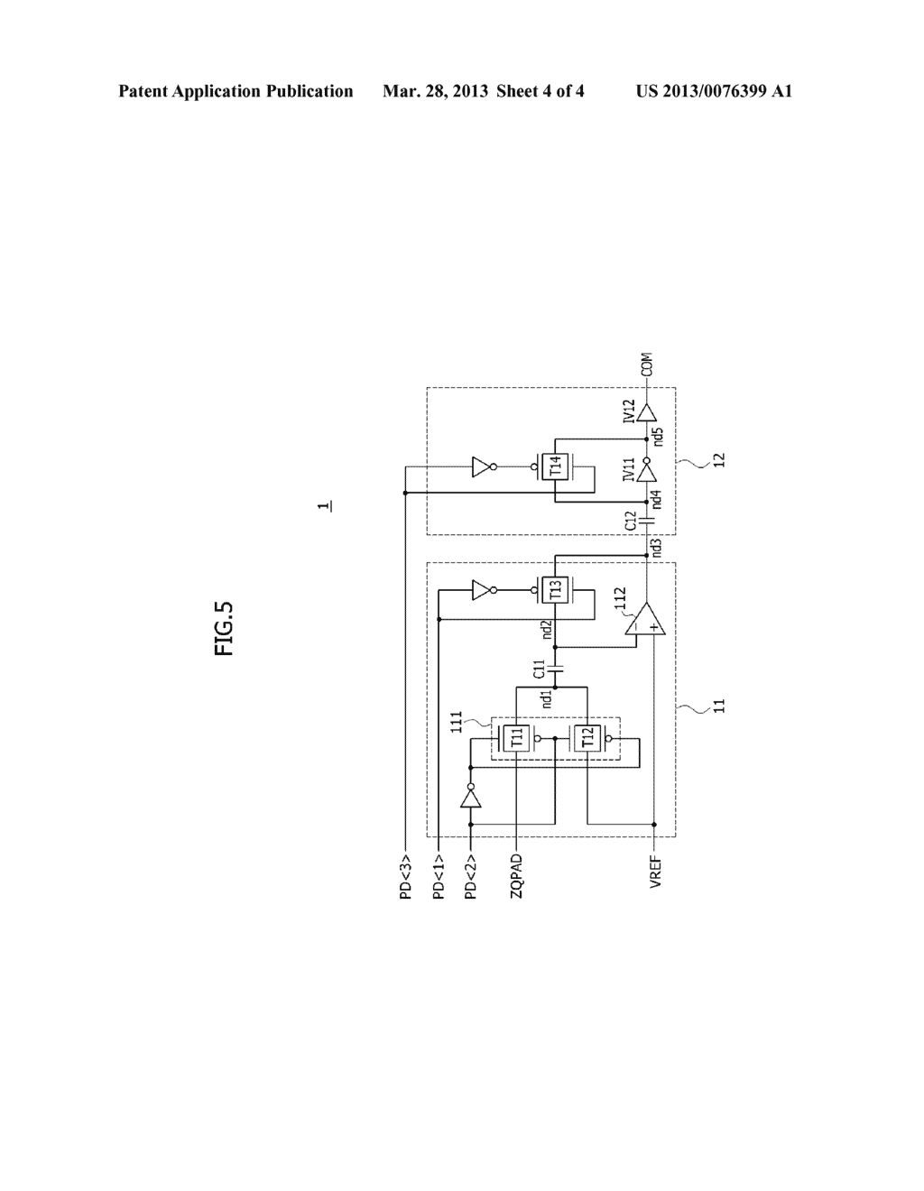 COMPARISON CIRCUIT AND IMPEDANCE CALIBRATION CIRCUIT USING THE SAME - diagram, schematic, and image 05