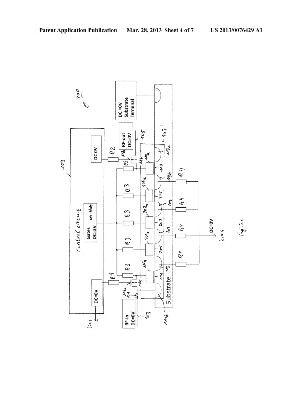 RF Switch Circuit, RF Switch and Method for Switching RF Signals - diagram, schematic, and image 05