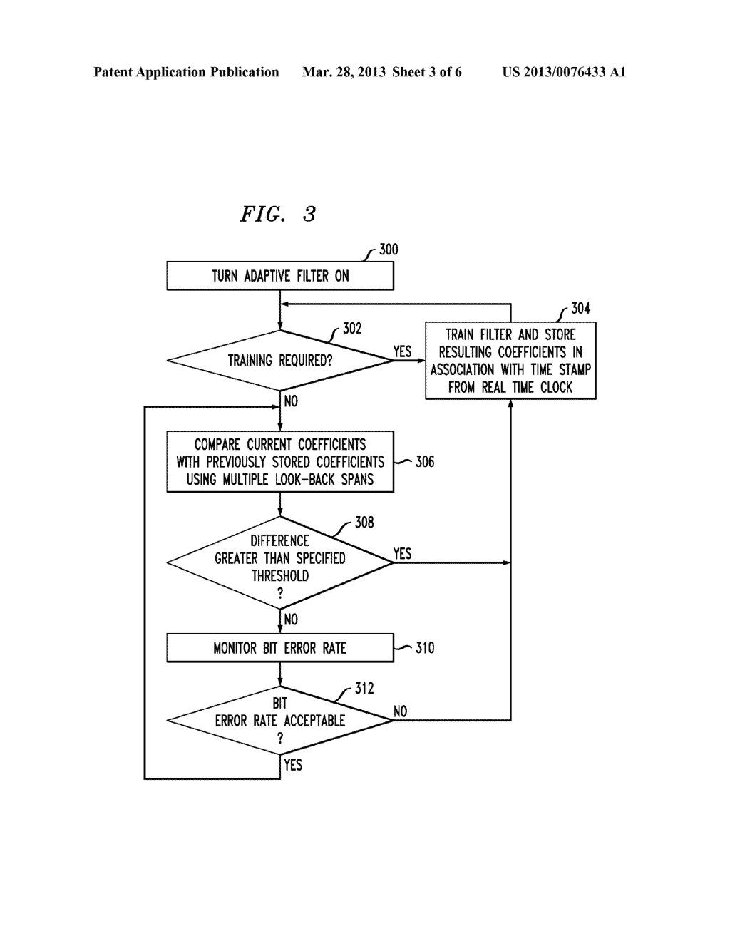 ADAPTIVE FILTER WITH COEFFICIENT DETERMINATION BASED ON OUTPUT OF REAL     TIME CLOCK - diagram, schematic, and image 04