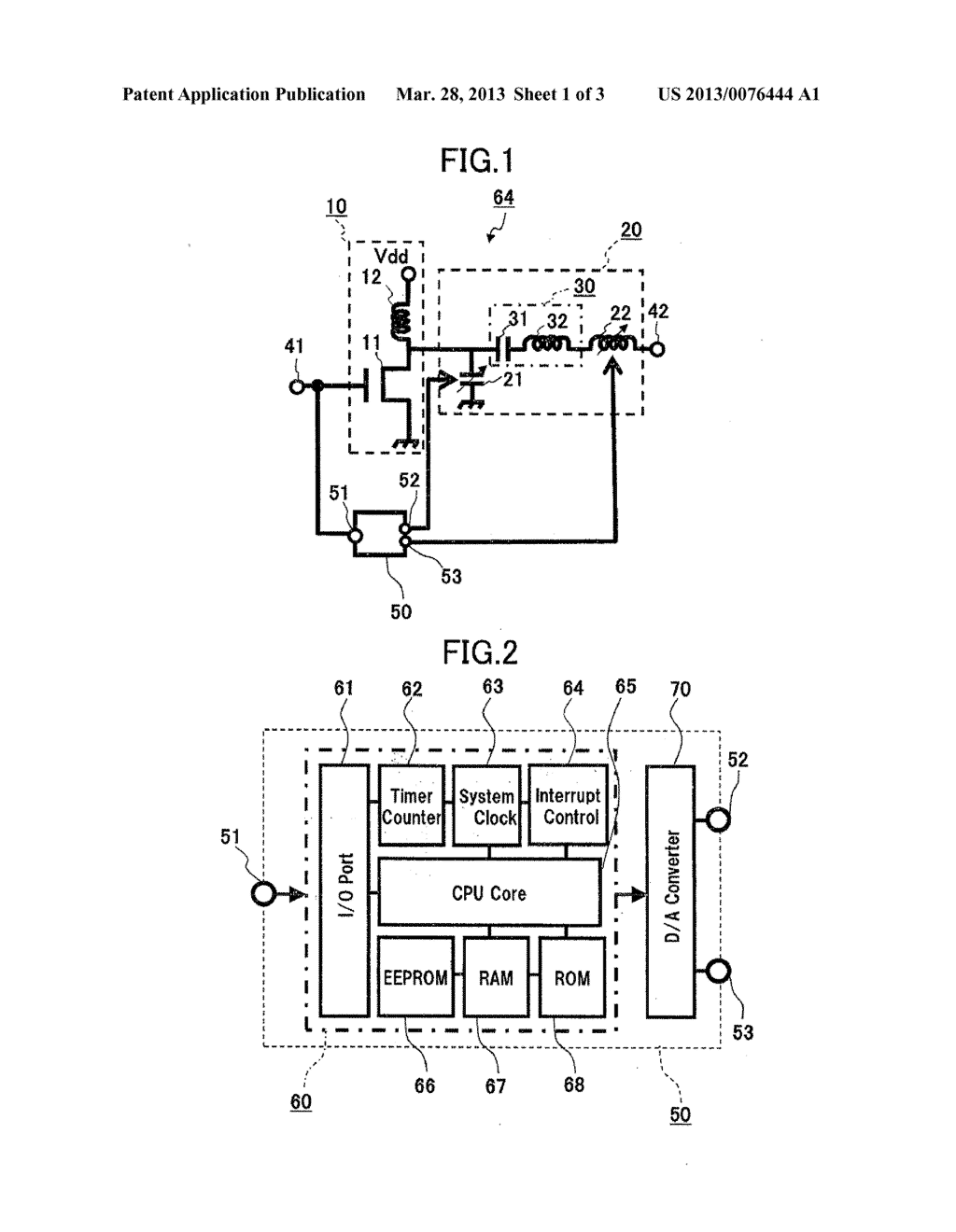 Amplification Circuit, Communication Device, and Transmission Device Using     Amplification Circuit - diagram, schematic, and image 02