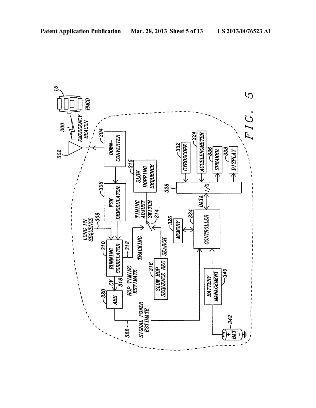 Low power location-tracking device with combined short-range and wide-area     wireless and location capabilities - diagram, schematic, and image 06