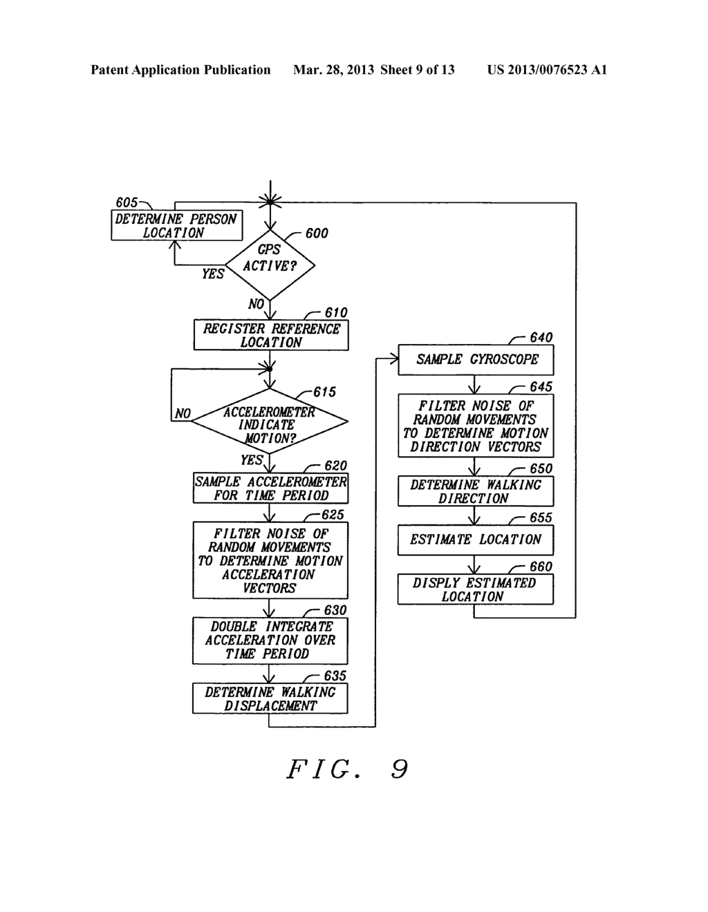 Low power location-tracking device with combined short-range and wide-area     wireless and location capabilities - diagram, schematic, and image 10