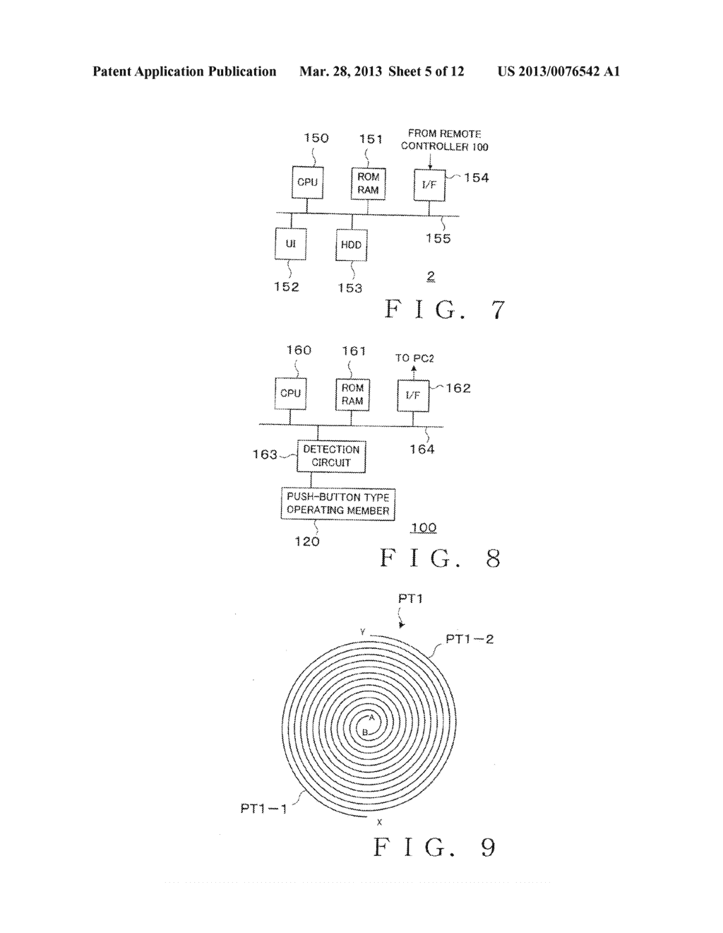 CONTROLLER PROVIDED WITH TOUCH DETECTION DEVICE - diagram, schematic, and image 06