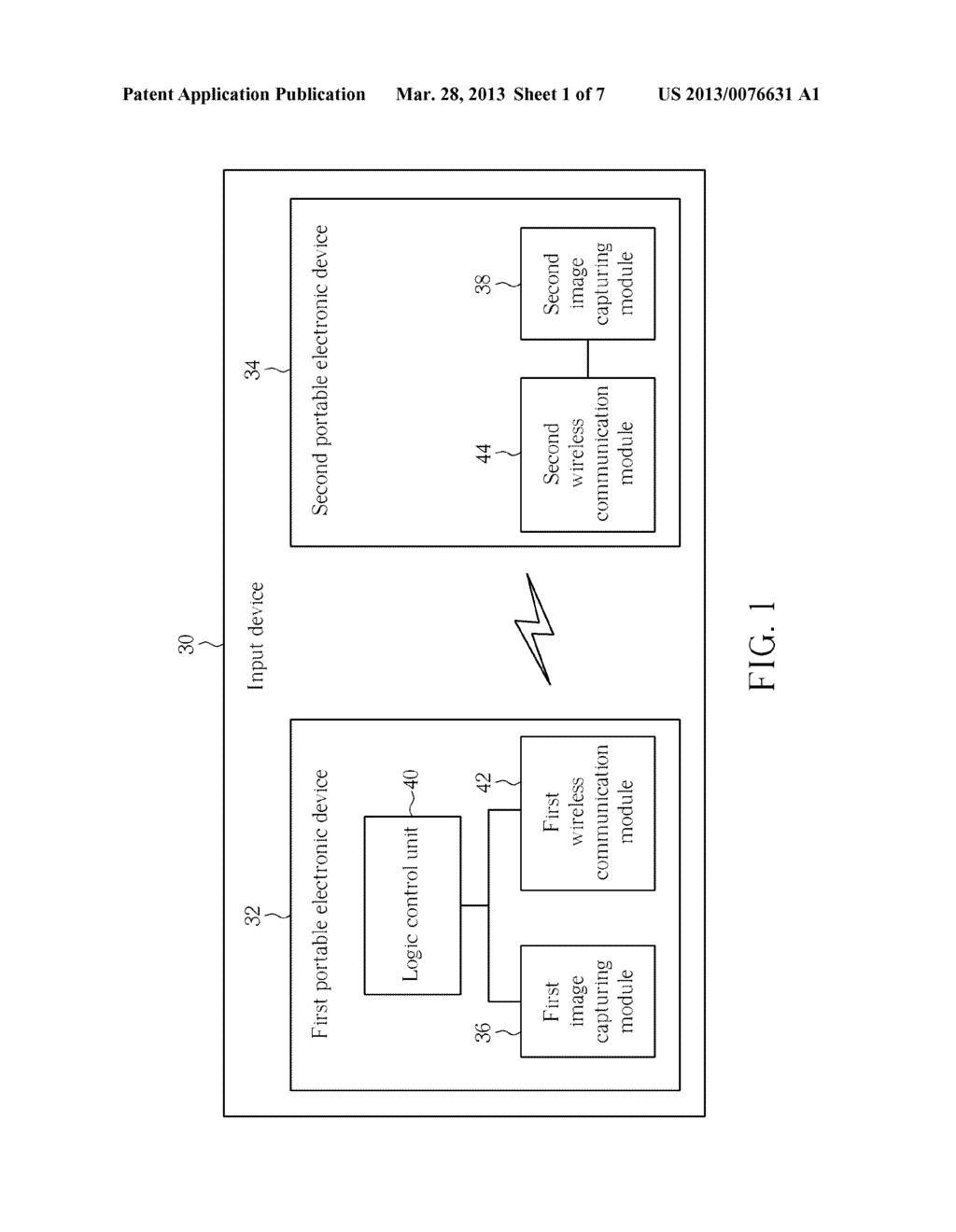 INPUT DEVICE FOR GENERATING AN INPUT INSTRUCTION BY A CAPTURED KEYBOARD     IMAGE AND RELATED METHOD THEREOF - diagram, schematic, and image 02