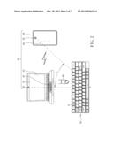 INPUT DEVICE FOR GENERATING AN INPUT INSTRUCTION BY A CAPTURED KEYBOARD     IMAGE AND RELATED METHOD THEREOF diagram and image