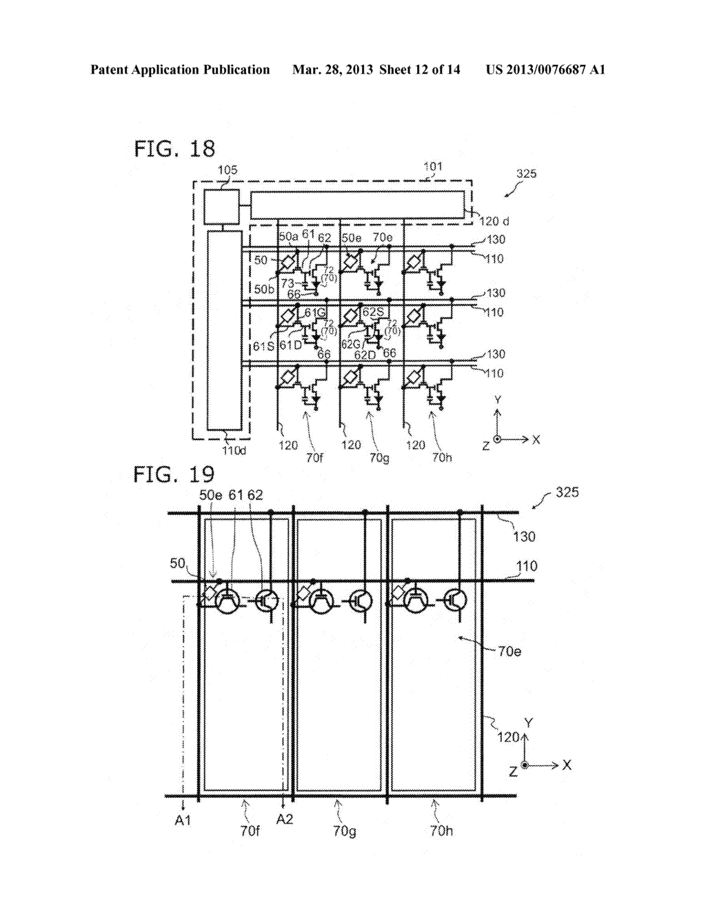 TOUCH PANEL AND DISPLAY DEVICE - diagram, schematic, and image 13