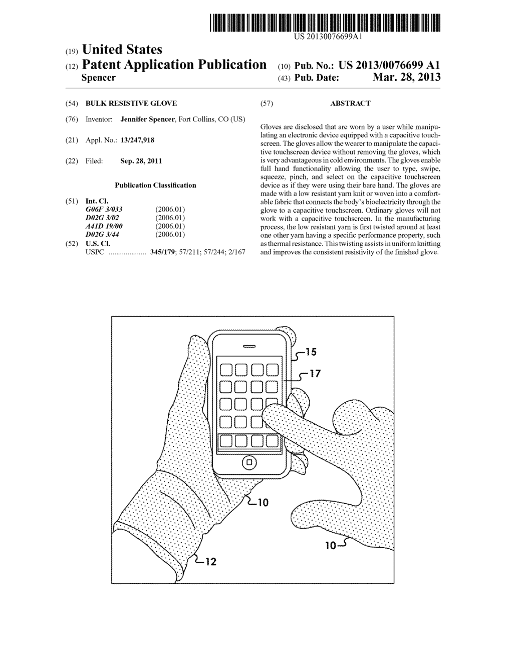 BULK RESISTIVE GLOVE - diagram, schematic, and image 01