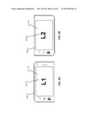 GALLERY OPERATIONS FOR A DEVICE IN LANDSCAPE MODE diagram and image