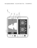 GALLERY OPERATIONS FOR A DEVICE IN LANDSCAPE MODE diagram and image