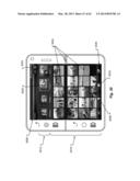 GALLERY OPERATIONS FOR A DEVICE IN LANDSCAPE MODE diagram and image