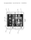 GALLERY OPERATIONS FOR A DEVICE IN LANDSCAPE MODE diagram and image