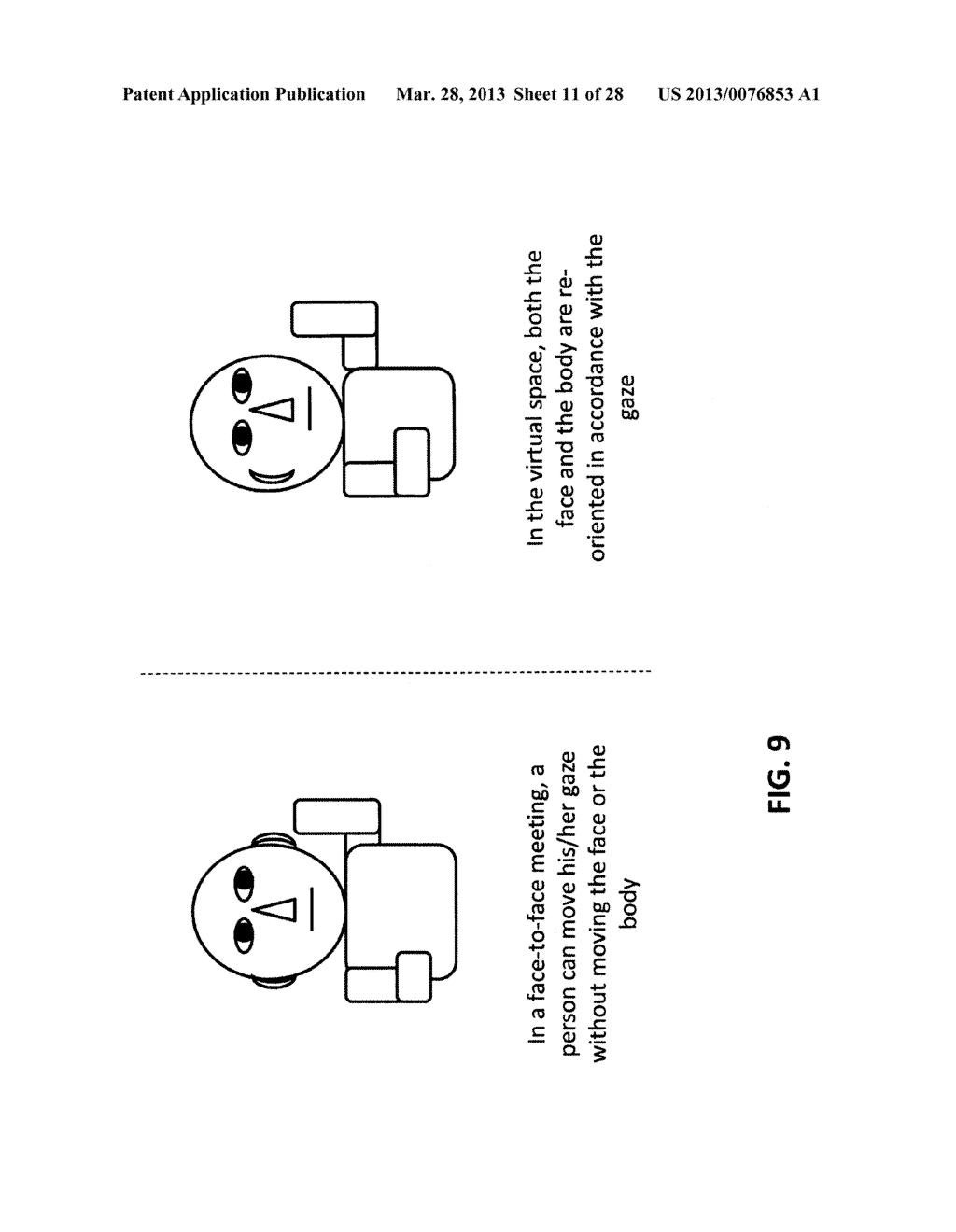 CONVEYING GAZE INFORMATION IN VIRTUAL CONFERENCE - diagram, schematic, and image 12