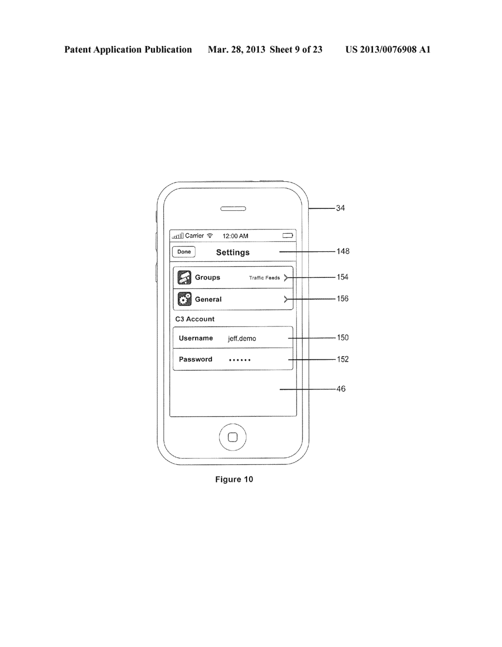 APPARATUS AND METHOD FOR VIDEO DISPLAY AND CONTROL FOR PORTABLE DEVICE - diagram, schematic, and image 10