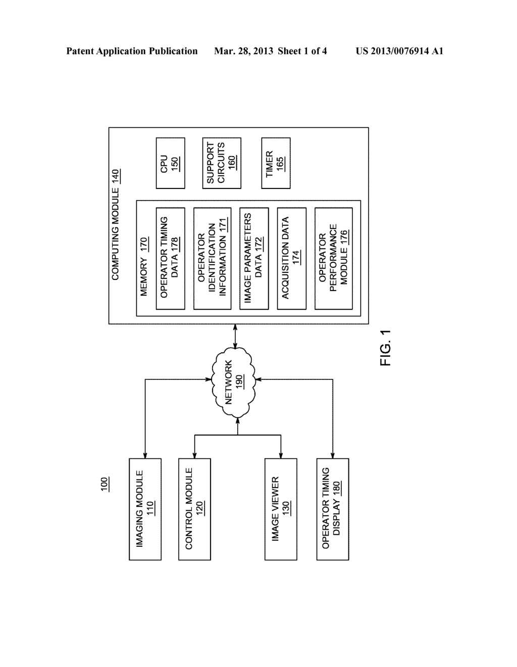 METHOD AND SYSTEM FOR ASSESSMENT OF OPERATOR PERFORMANCE ON AN IMAGING     SYSTEM - diagram, schematic, and image 02