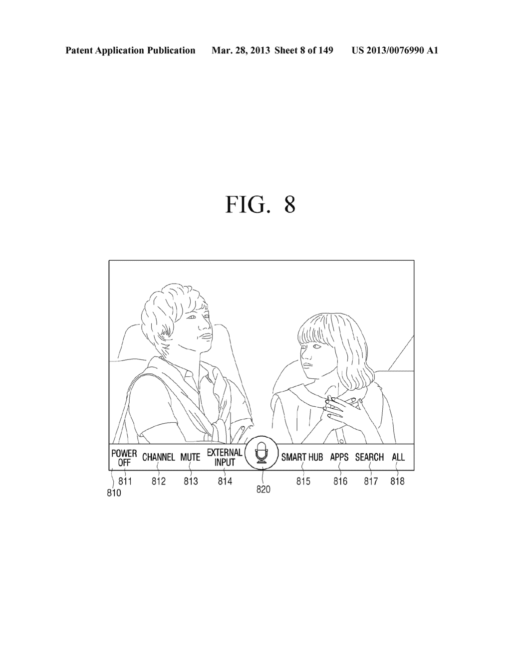 METHOD FOR CONTROLLING ELECTRONIC APPARATUS BASED ON MOTION RECOGNITION,     AND ELECTRONIC APPARATUS APPLYING THE SAME - diagram, schematic, and image 09